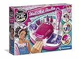 Clementoni 15174. Crazy Chic, Nail Art Studio, Telier Unghie Con Smalti, Set Per Unghie Bambina 6 Anni, Rosa, Bianco, Viola