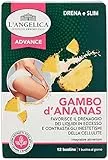 L'Angelica, Integratore Drenante Anticellulite con Gambo d'Ananas, Favorisce la Digestione, Contrasta la Ritenzione Idrica e gli Inestetismi della Cellulite, 12 Bustine
