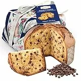 Panettone Artigianale al Cioccolato 750 gr Pasticceria Fraccaro 1932 - Panettone con Praline al Cioccolato, Senza Canditi e Uvetta, Impasto con Lievito Madre, MADE in ITALY - Linea Incarto Artigianale