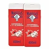 Le Petit Marseillais crema doccia extra morbida in cotone e papavero bio, pH neutro per la pelle e dermatologicamente testato, 2 x 400 ml