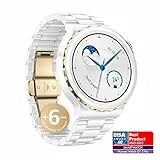 HUAWEI WATCH GT 3 Pro 43 mm Smartwatch Orologio Donna, Elegante Design in Ceramica, Quadrante in Vetro Zaffiro, Monitoraggio della Salute 24h, SpO2, 5ATM, GPS, Ceramica