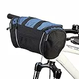Lixada Borsa Manubrio Bici MTB Impermeabile, Borsa da Manubrio da Fissare al Manubrio Bici Tasca Frontale per Tubo Borse a Tracolla con Bici Tracolla Removibile