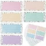 60Pz Etichette Adesive Colorate Scrivibili Etichette Contenitori Adesivi per Scrivere Nome Scrapbooking Trasloco Barattoli Scatole Regalo Sacchetti Libri Quaderno Scuola Ufficio Casa Cucina