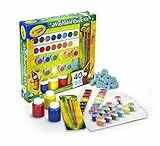 CRAYOLA – Set Pittura Lavabile, 40 Pezzi, attività Creativa per Bambini, per Scuola e Tempo Libero, 54-0155