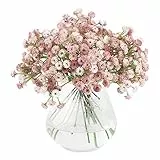 VINFUTUR 3 Mazzi Gypsophila Artificiale Gypsophila Finti Fiori Artificiali per Cimitero Bouquet DIY Matrimoni Decorazioni di Festa Casa Nozze