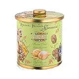 Amaretti Classici Virginia 220g Pasticcini Biscotti Incartati Singolarmente in Confezione di Latta