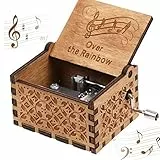 CDIYTOOL - Carillon in legno, stile vintage, intagliato a mano, idea regalo per compleanno, Natale, San Valentino