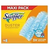 Swiffer Duster Ricambi per Piumino Catturapolvere, Catturano e Intrappolano fino a 3 Volte più Polvere e Peli Rispetto a un Piumino Tradizionale, 18 Pezzi