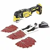 DEWALT Multi strumento oscillante senza spazzola di 18V XR con gli accessori DCS355N-XJ