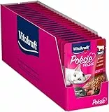 Vitakraft Poésie Deli-Sauce, Cibo per Gatti, Cibo Umido, 23 Sacchetti da 85 g