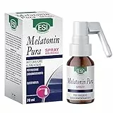 ESI - Melatonin Pura, Integratore Alimentare di Melatonina Spray, Senza Glutine, Senza Zuccheri e Vegan, Favorisce il Sonno e Contrasta Stress ed Effetti del Jet Lag, 20 ml