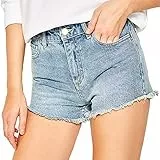 ARMANI EXCHANGE 11,5 Ounces Cotton Pantaloncini, Blu (Indigo Denim 59), 52 (Taglia Produttore: 32) Donna