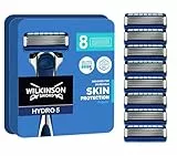 Wilkinson Sword Hydro 5 Skin Protection - Confezione con 8 lame di ricambio - Confezione adatta alla buca da lettere