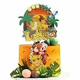 Tomicy Decorazione Della Torta Del Leone Toppers Torta Animali Della Giungla Cupcake Topper Forniture per Feste di Torte Feste di Compleanno Bambini Ragazzo Ragazza
