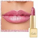 Oulac Rosa Rossetto Metallizzato Lucido, Finitura Metallica, Colore Intenso, Rossetto Lunga Durata con Semi-Opaco, Idratazione e Morbidezza Delle Labbra, Vegan e Cruelty-Free, 4,3g (11) Hip & Hippie