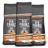 Der-Franz caffè, aromatizzato alla Cannella, Caffè Miscela di Arabica e Robusta chicchi interi, 3 x 500 g