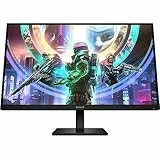 HP - Gaming OMEN 27qs Monitor da 27 Pollici, Pannello IPS da 16:9 QHD da 240 Hz, 1 ms, Display HDR 400, Antiriflesso, 400 Nits, AMD FreeSync, NVIDIA G-SYNC, VESA 100x100 mm, HDMI 2.0, USB-A e B