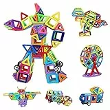 HappyGoo Blocchi di costruzione magnetici, 109 pezzi, blocchi magnetici, blocchi di costruzione magnetici, giochi magnetici, regalo per bambini, ragazze, ragazzi di 3 anni (Small)