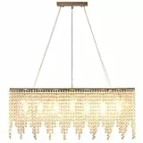 HOMCOM Lampadario Moderno a Gocce, 128 Pendenti in Cristallo e Base in Metallo, 7 Attacchi E14 40W, 80x20x130cm Argento