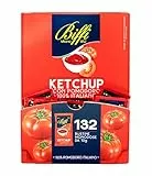 Biffi Ketchup con pomodoro 100% Italiano monodose 132 bustine monoporzione da 10 g