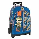 LYON GAMER - Zaino Trolley STACCABILE Regolabile con Maniglia e Spallacci a Scomparsa, Cerniera e Tasca Frontale Zip - Zainetto Bambina - Zaino Scuola cm 36x23X47H