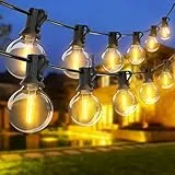 [2 pezzi] Catena Luci Luminosa Esterno, 36M/120FT G40 per Giardino 60+6 LED, Impermeabile & Infrangibile da Interno, Decorative per Balcone Terrazzo Partito
