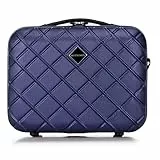 WITTCHEN Necessaire da viaggio Valigia da viaggio Bagaglio a mano Valigia cabina Valigia in ABS Serratura a combinazione Linea Classic Beauty case Blu