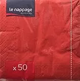 Tovaglioli Le Napp 2Veli 33X33 X50 Rosso