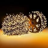 ELKTRY Luci Natale Esterno, 1000LEDs 25M Luci Natalizie da Esterno, Catena Luminosa Esterno Impermeabile con 8Modalità, Stringa Luci Natalizie Led Decorative per Albero/Natale/Giardino/Interno/Festa