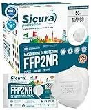 50 Mascherine FFP2 Certificate CE Made in Italy SICURA BFE ≥99% Mascherina Produzione italiana e Sanificata EN 149:2001+A1:2009
