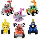 Paw Patrol, Veicolo Dino Rescue con Motore a Frizione e Dinosauro misterioso