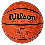 Wilson Ncaa Micro, Palla Basketball Unisex Adulto, Arancione (Orange), 7