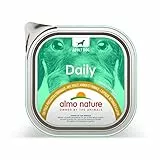 almo nature Daily Menu - Paté per Cani Senza grani con Pollo, prosciutto e Formaggio, 300 g, Confezione da 9