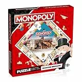 Winning Moves - Puzzle, Tabellone Monopoly Bergamo, 1000 pezzi