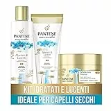 Pantene Pro-V Kit per Capelli Secchi, linea Idratati & Lucenti, Shampoo 225 ml + Balsamo 200 ml + Maschera 160 ml