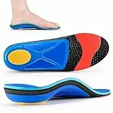 DACAT Solette ortopediche Per Arco Plantare per Uomini e Donne, Solette Scarpe per Fascite Plantare, Piedi Piatti, Pronazione, Solette per Dolore al Tallone, Spina Calcaneare (EU44-45, Blu)
