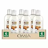 Omia, Fisio Shampoo Nutriente e Lisciante per Capelli Secchi e Crespi e Cuoio Capelluto Delicato, Ecobio Olio di Argan - Dermatologicamente Testato, Senza SLES e PEG - Confezione da 6 Pezzi da 250 ml