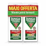 JUNGLE FORMULA Molto Forte Spray Antizanzare - Repellente per insetti con azione protettiva duratura - 9 ore di protezione - 2 pezzi - 75 ml