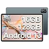 TECLAST P40HD Android-13-Tablet 10.1 Pollici 16GB RAM+128GB ROM(TF 1TB), 4G LTE/SIM+5G WiFi, T606 Octa-Core 2GHz, FHD 1920x1200 IPS, BT5.0/Camera 13MP/GPS/OTG/Type-C/Headphone Jack/Metal-2023