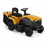 Stiga Trattorino Tagliaerba a Scoppio Estate 384, Ampiezza di Taglio 84cm, Giardini Fino a 3500 m2, Sacco di Raccolta 240L