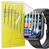 Blueshaweu 6 Pezzi Pellicola per Mingtawn Smartwatch 1.85', Pellicola Protettiva per Mingtawn 1,83 Pollici Smartwatch, Sensibile al Tatto, Senza Bolle, HD Trasparente TPU Film (transparent)