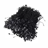 HEALIFTY - Stringhe per etichette, filo in nylon con chiusura a scatto, 950 pezzi, colore nero