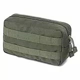 TRIWONDER Borsello Tattico da Cintura Tattica Marsupio Militare Tattico Borsa Militare Porta Telefono Borsello Uomo Donna per Campeggio Caccia Trekking (02 Verde Oliva)