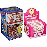 Haribo Caramelle Incartate Mini Tagada - 30 pezzi da 30g & Caramelle Incartate Chamallows Girondo (Torciglione Inc.)