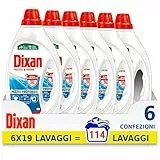 Dixan Detersivo Lavatrice Liquido Igiene, confezione da 114 lavaggi