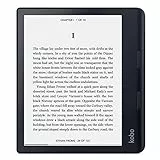 Kobo Sage | eReader | Touchscreen antiriflesso 8' HD a filo | Impermeabile | Luminosità e temperatura colore regolabili | Riduzione luce blu | Bluetooth | WiFi | 32GB di archiviazione, Nero