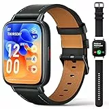 FMK Smartwatch - Orologio Fitness Uomo Donna,1.7' HD Touchscreen Smart Watch Chiamate Impermeabile Fitness Tracker con Cardiofrequenzimetro Notifiche Messaggi Whatsapp Sonno Contapassi