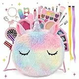 Anpro Trucchi Bambina Set, 41 Pezzi Set di Trucchi per Bambini e Bambine, per ragazze, Giocattoli, Halloween, Natale, Regalo di Compleanno per Ragazze 4, 5, 6, 7, 8, 9, 10 anni
