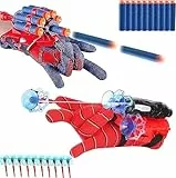 Guanti Launcher, 2pcs Launcher Giocattoli, Spider Launcher Glove, Spara Ragnatele, Spider Web Launcher Toy, Spider Guantoni Launcher, Guanti Launcher per Giochi per Bambini, Guanto Spider