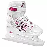 Roces Jokey Ice 3.0 Girl, Pattini da Ghiaccio. Bambina, Bianco-Rosa, 38-41